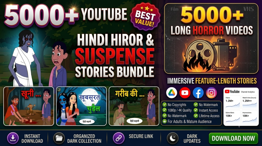 5000+ Long Cartoon Animated Videos Pack for Channel Monetization